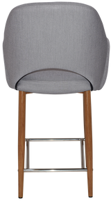 EZ STOOL ALBURY ARM 650 METAL LIGHT OAK
