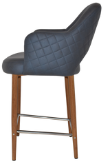 EZ STOOL ALBURY ARM 650 METAL LIGHT OAK