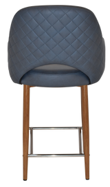EZ STOOL ALBURY ARM 650 METAL LIGHT OAK