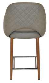 EZ STOOL ALBURY ARM 650 METAL LIGHT OAK