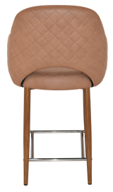 EZ STOOL ALBURY ARM 650 METAL LIGHT OAK