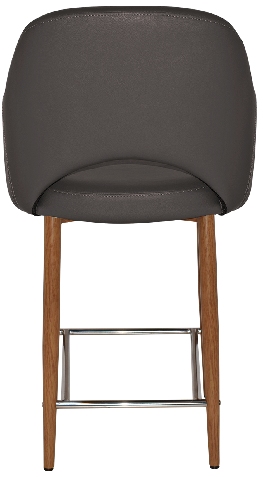EZ STOOL ALBURY ARM 650 METAL LIGHT OAK