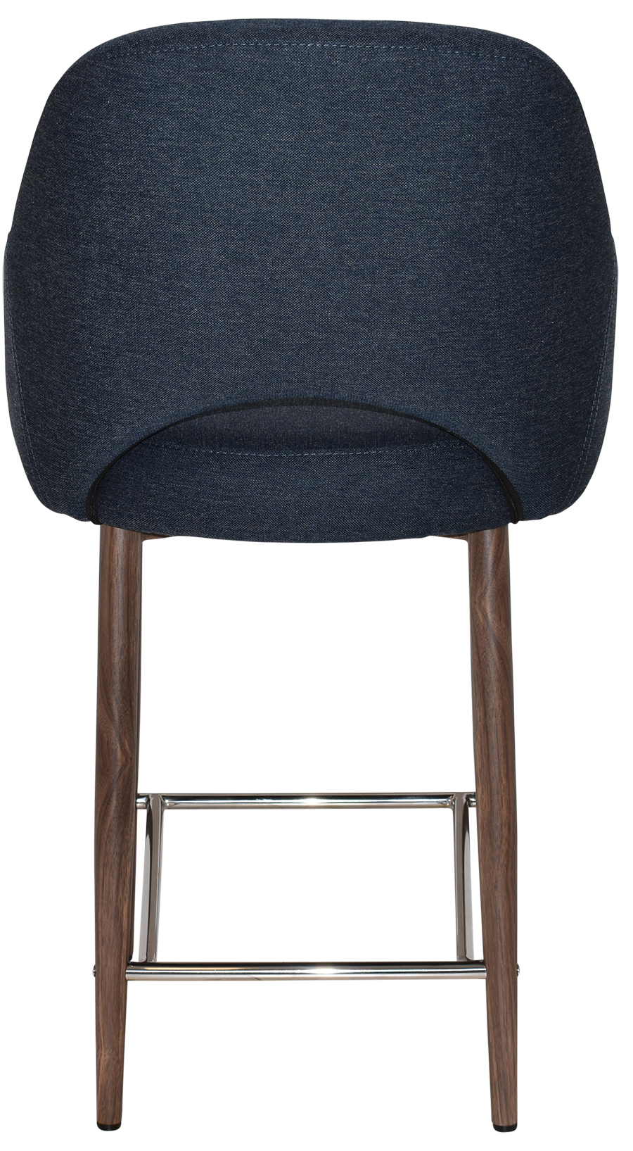 EZ STOOL ALBURY ARM 650 METAL LIGHT WALNUT