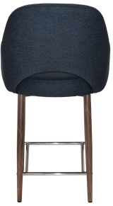 EZ STOOL ALBURY ARM 650 METAL LIGHT WALNUT