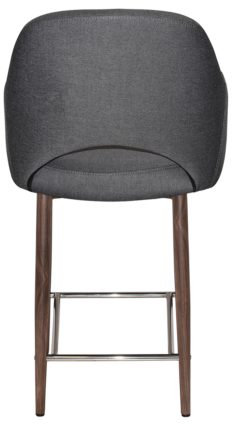 EZ STOOL ALBURY ARM 650 METAL LIGHT WALNUT