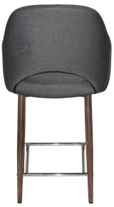 EZ STOOL ALBURY ARM 650 METAL LIGHT WALNUT