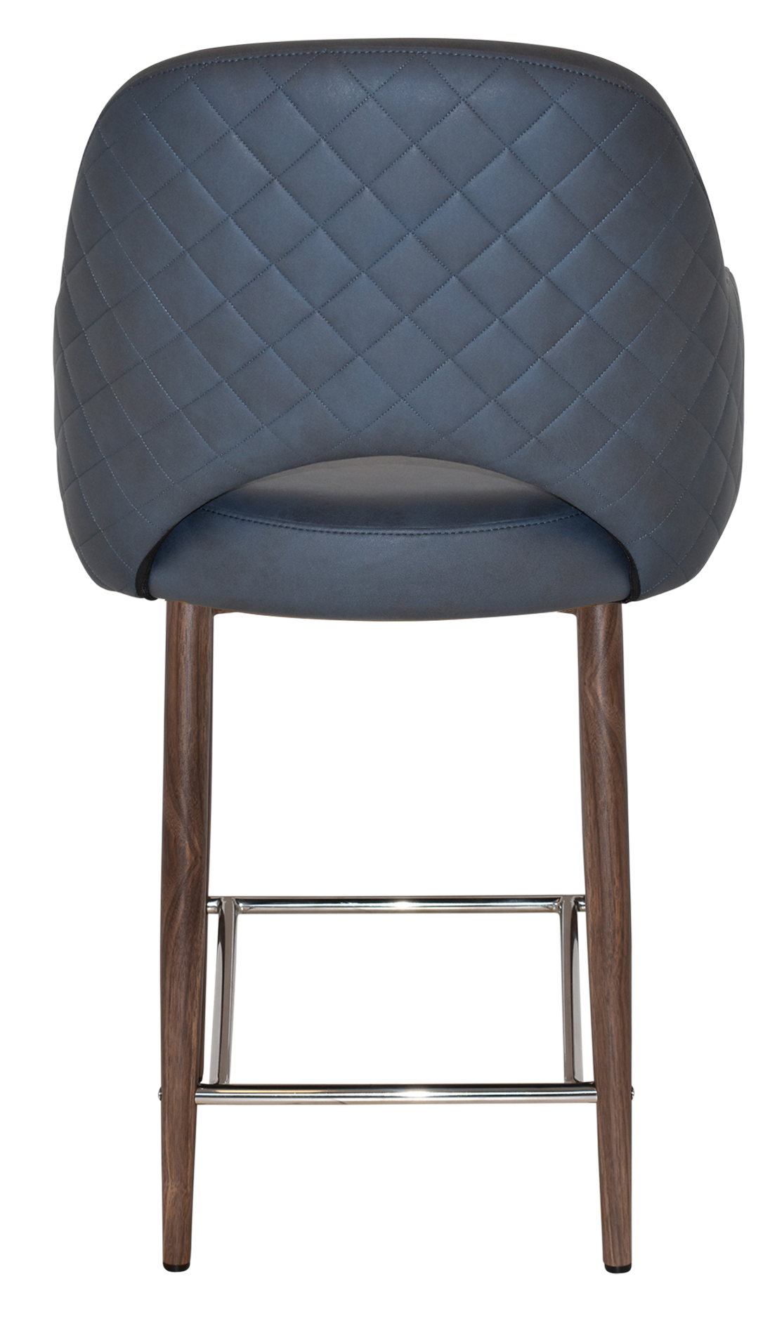 EZ STOOL ALBURY ARM 650 METAL LIGHT WALNUT