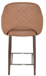 EZ STOOL ALBURY ARM 650 METAL LIGHT WALNUT
