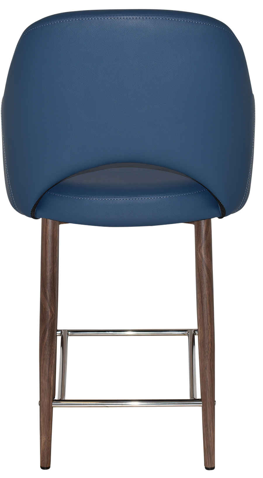EZ STOOL ALBURY ARM 650 METAL LIGHT WALNUT