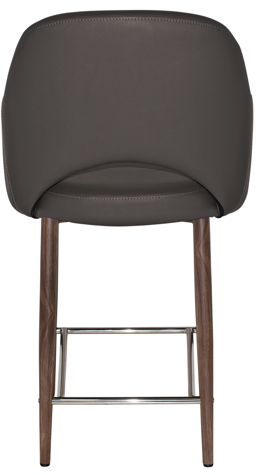 EZ STOOL ALBURY ARM 650 METAL LIGHT WALNUT