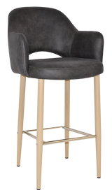 EZ STOOL ALBURY ARM 750 METAL BIRCH