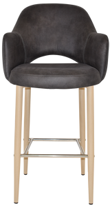 EZ STOOL ALBURY ARM 750 METAL BIRCH