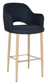 EZ STOOL ALBURY ARM 750 METAL BIRCH