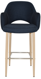 EZ STOOL ALBURY ARM 750 METAL BIRCH