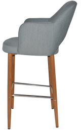EZ STOOL ALBURY ARM 750 METAL LIGHTOAK