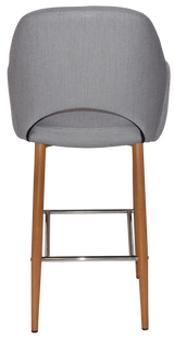EZ STOOL ALBURY ARM 750 METAL LIGHTOAK