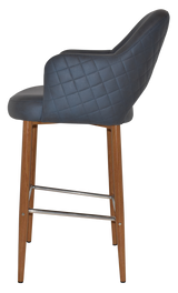 EZ STOOL ALBURY ARM 750 METAL LIGHTOAK