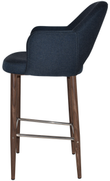 EZ STOOL ALBURY ARM 750 METAL LIGHT WALNUT
