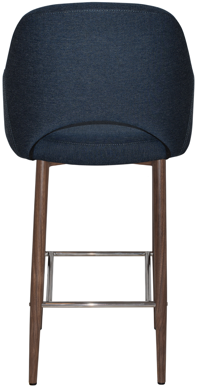 EZ STOOL ALBURY ARM 750 METAL LIGHT WALNUT