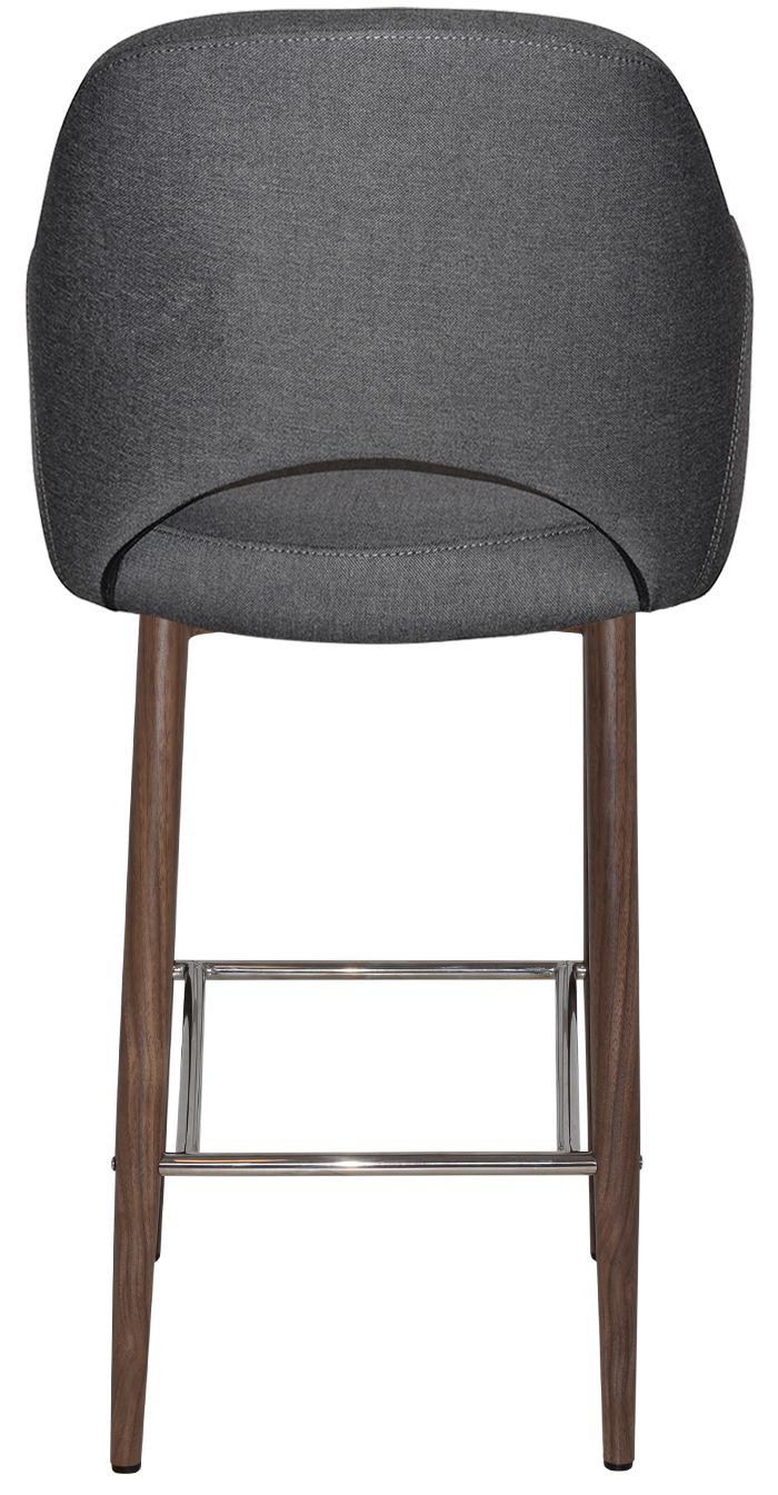 EZ STOOL ALBURY ARM 750 METAL LIGHT WALNUT