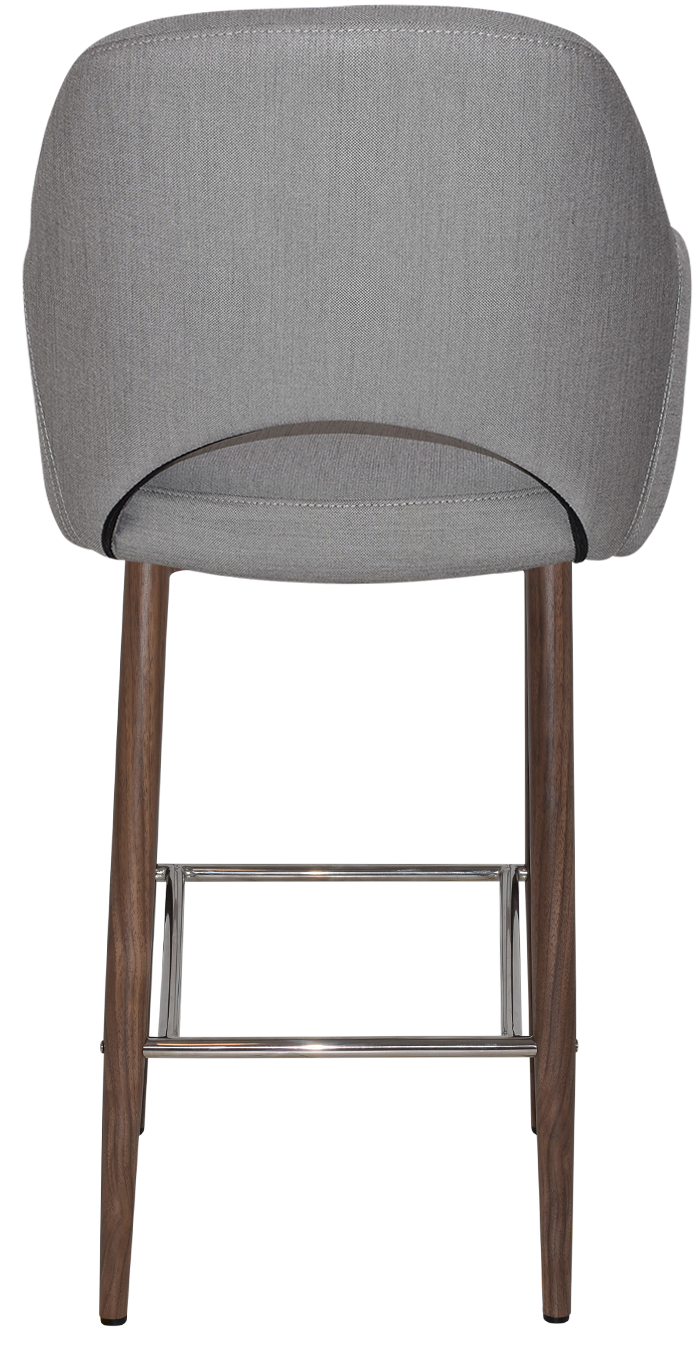 EZ STOOL ALBURY ARM 750 METAL LIGHT WALNUT
