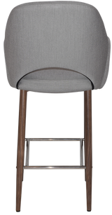 EZ STOOL ALBURY ARM 750 METAL LIGHT WALNUT