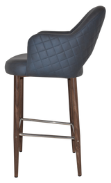 EZ STOOL ALBURY ARM 750 METAL LIGHT WALNUT