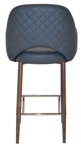 EZ STOOL ALBURY ARM 750 METAL LIGHT WALNUT