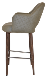 EZ STOOL ALBURY ARM 750 METAL LIGHT WALNUT