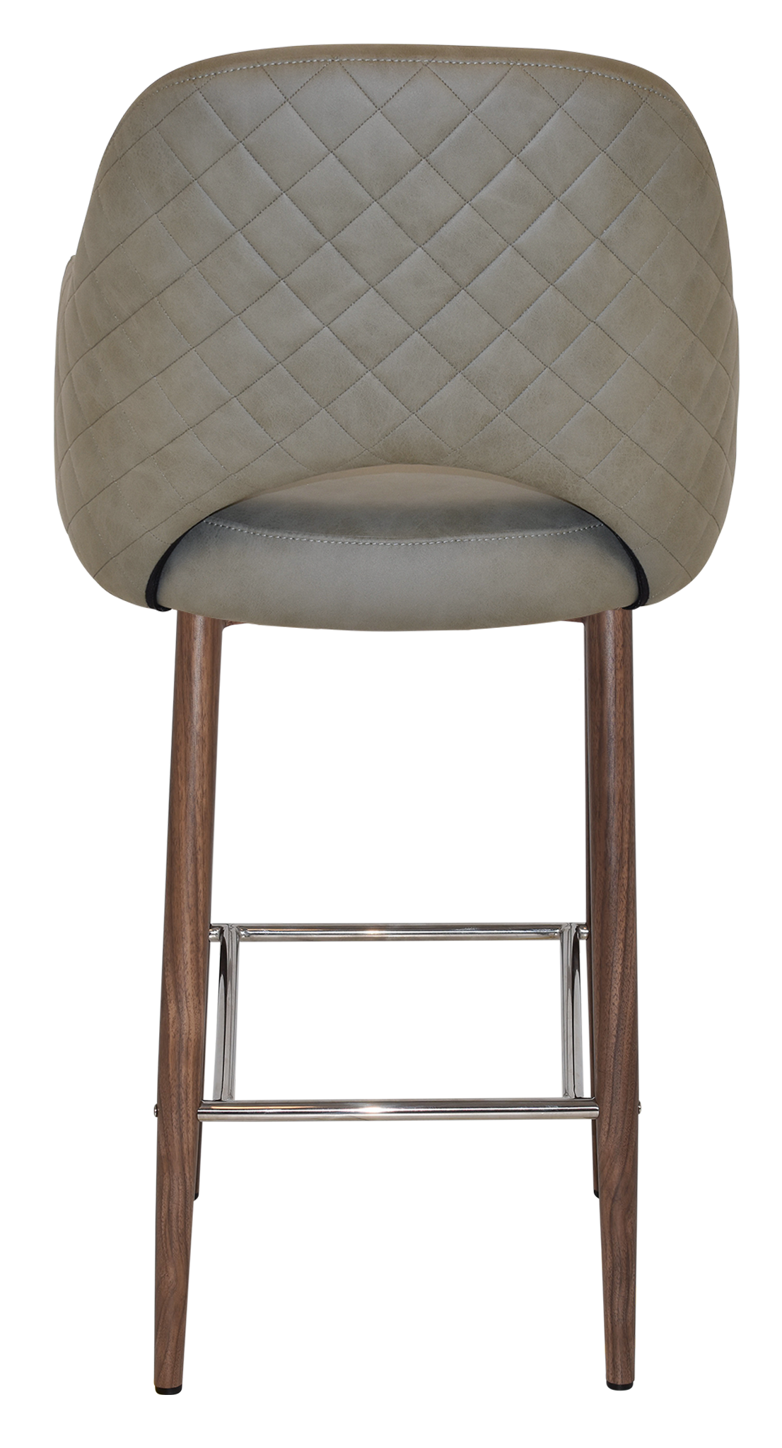 EZ STOOL ALBURY ARM 750 METAL LIGHT WALNUT