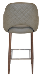 EZ STOOL ALBURY ARM 750 METAL LIGHT WALNUT