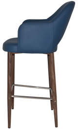 EZ STOOL ALBURY ARM 750 METAL LIGHT WALNUT