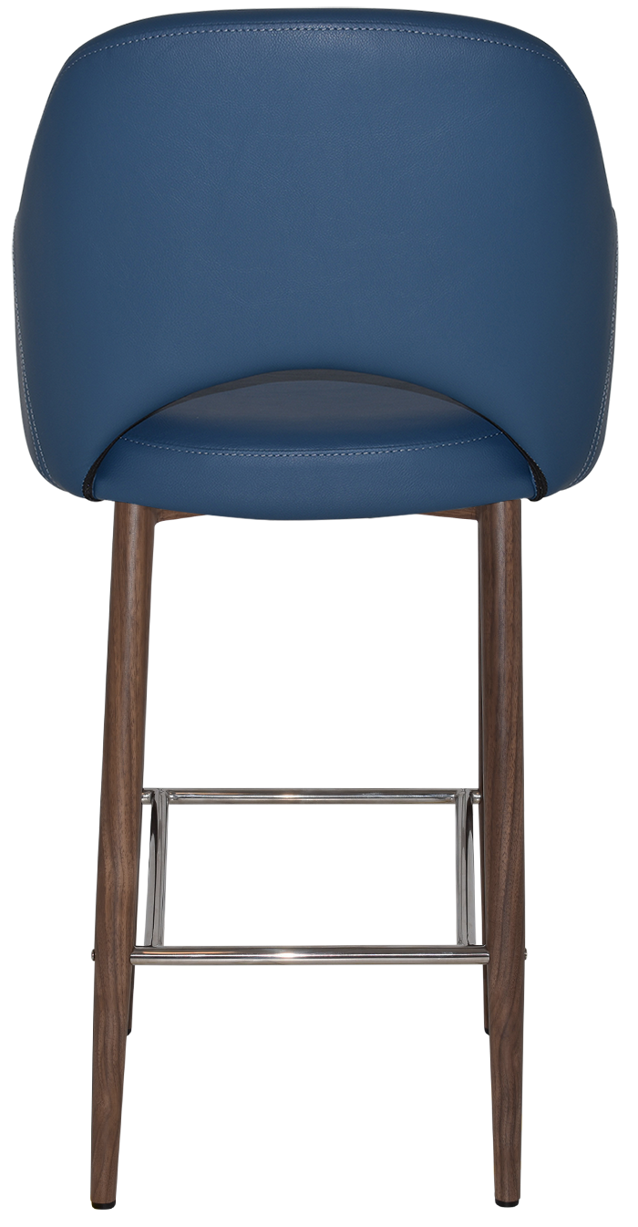 EZ STOOL ALBURY ARM 750 METAL LIGHT WALNUT