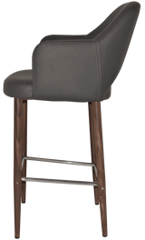 EZ STOOL ALBURY ARM 750 METAL LIGHT WALNUT
