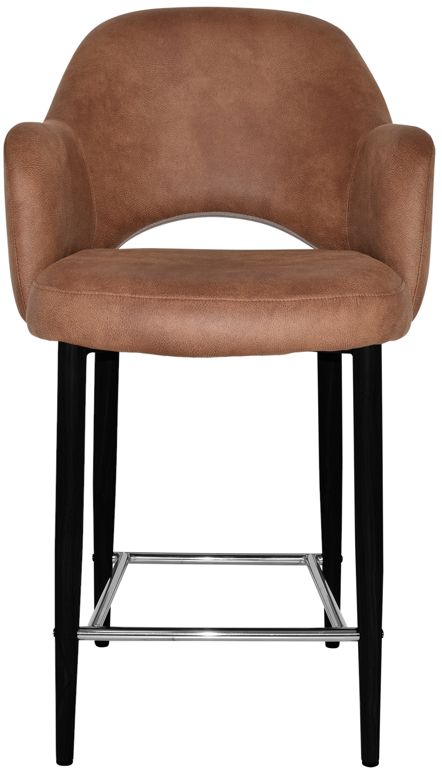 EZ STOOL ALBURY ARM 650 METAL BLACK