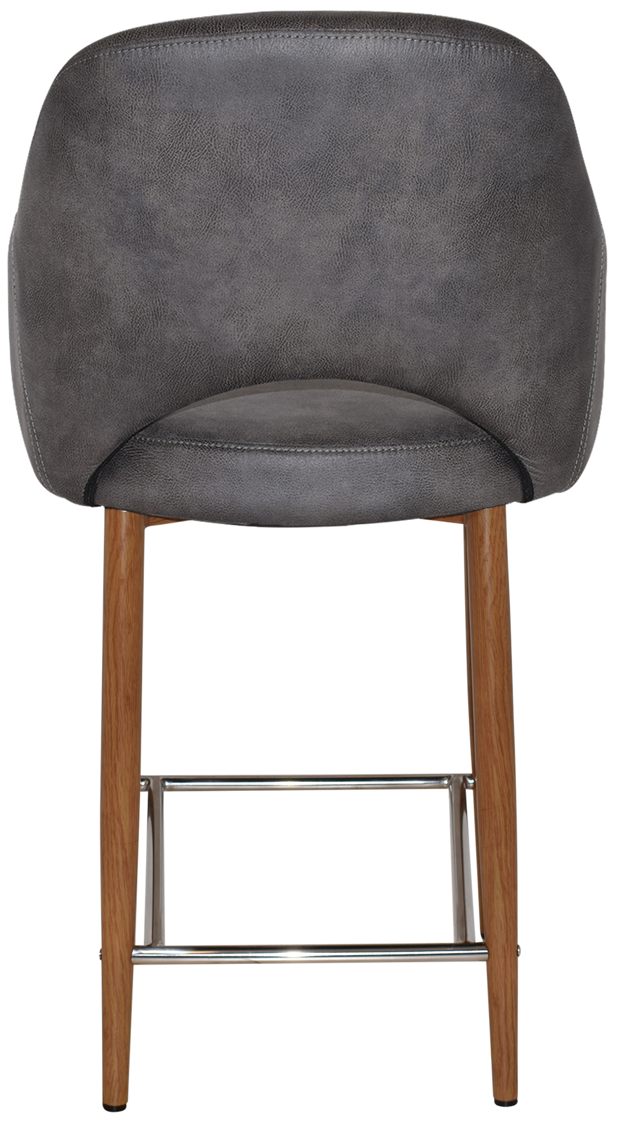EZ STOOL ALBURY ARM 650 METAL LIGHT OAK
