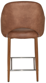 EZ STOOL ALBURY ARM 650 METAL LIGHT OAK