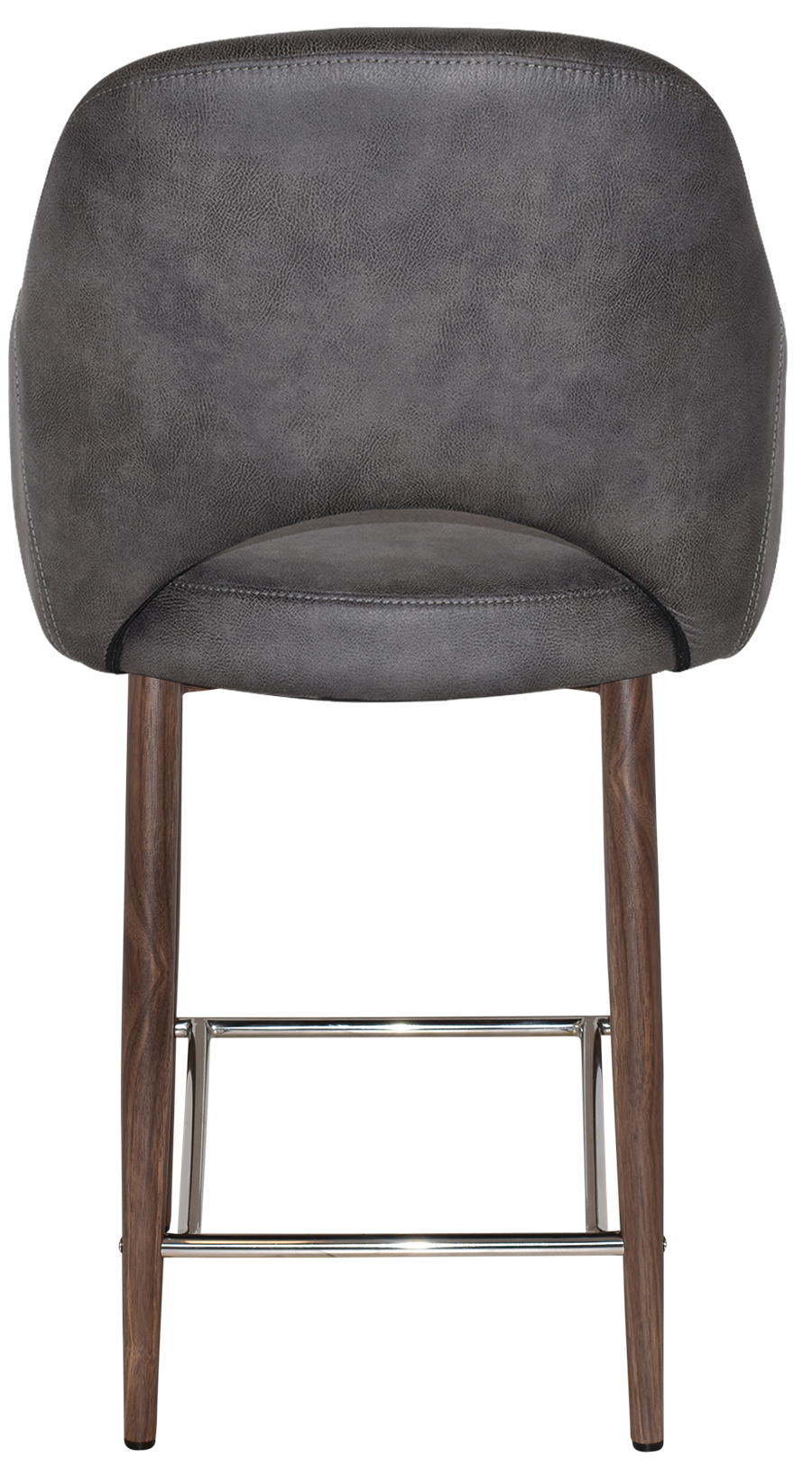 EZ STOOL ALBURY ARM 650 METAL LIGHT WALNUT