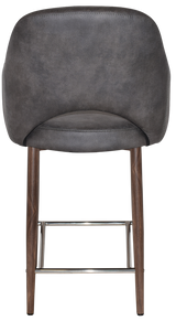 EZ STOOL ALBURY ARM 650 METAL LIGHT WALNUT