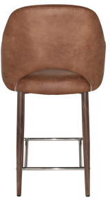 EZ STOOL ALBURY ARM 650 METAL LIGHT WALNUT