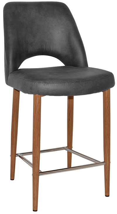 EZ STOOL ALBURY SIDE 650 METAL LIGHT OAK