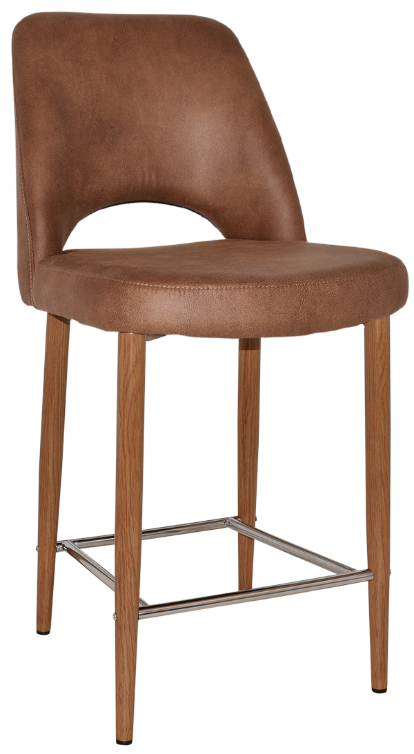 EZ STOOL ALBURY SIDE 650 METAL LIGHT OAK