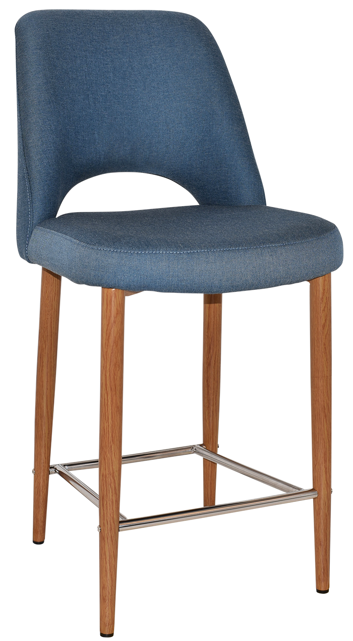 EZ STOOL ALBURY SIDE 650 METAL LIGHT OAK