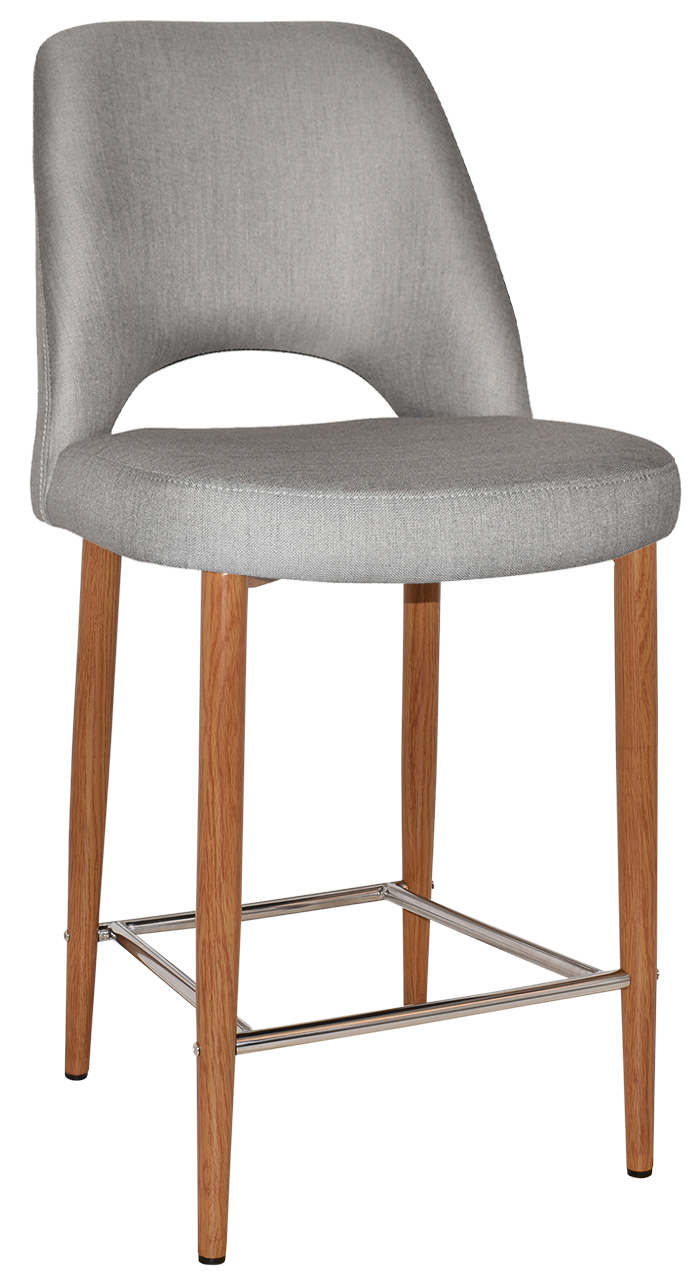 EZ STOOL ALBURY SIDE 650 METAL LIGHT OAK