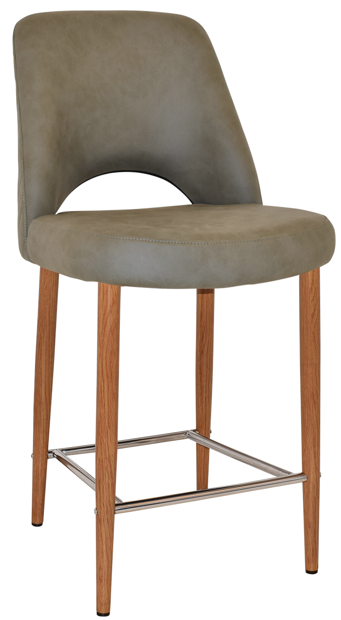 EZ STOOL ALBURY SIDE 650 METAL LIGHT OAK