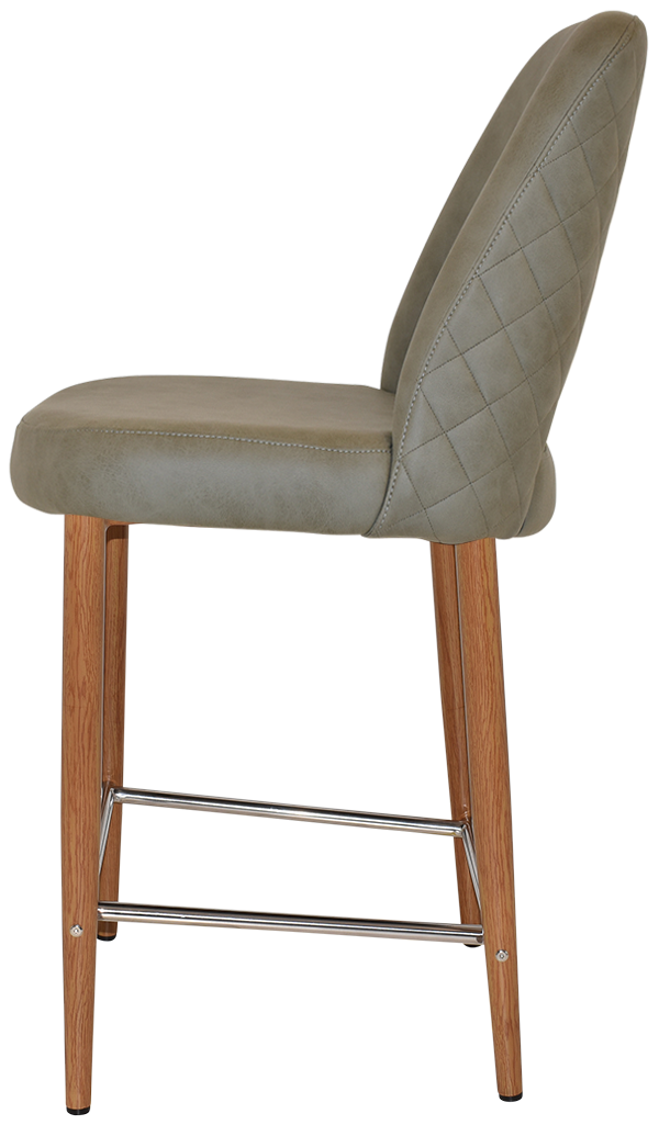 EZ STOOL ALBURY SIDE 650 METAL LIGHT OAK