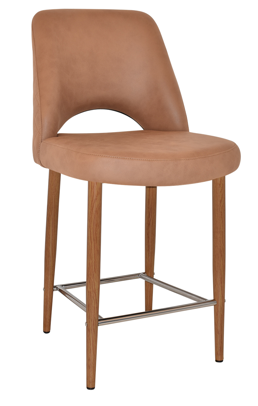 EZ STOOL ALBURY SIDE 650 METAL LIGHT OAK