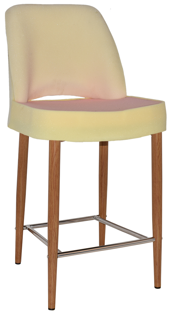 EZ STOOL ALBURY SIDE 650 METAL LIGHT OAK