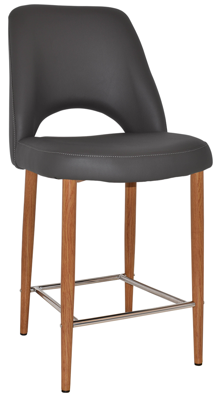 EZ STOOL ALBURY SIDE 650 METAL LIGHT OAK