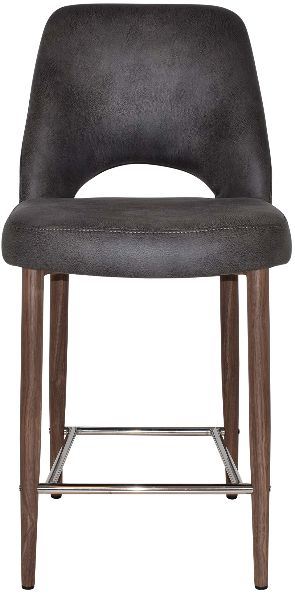 EZ STOOL ALBURY SIDE 650 METAL LIGHT WALNUT